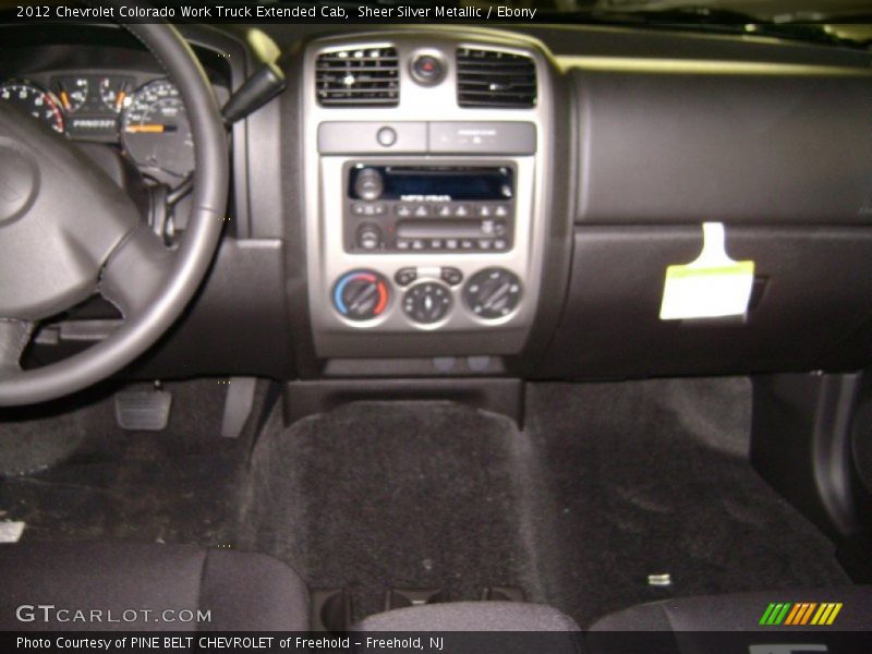 Sheer Silver Metallic / Ebony 2012 Chevrolet Colorado Work Truck Extended Cab