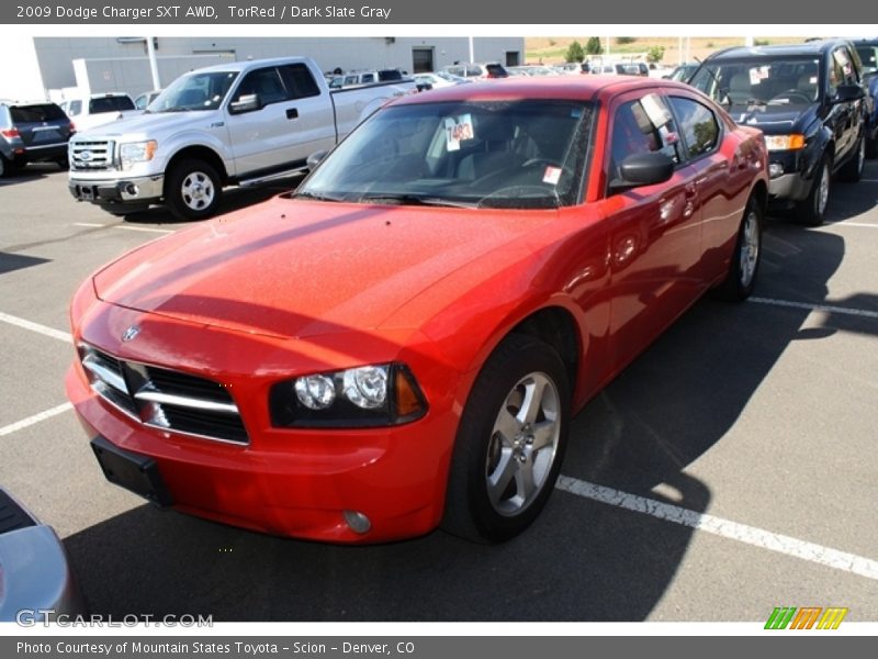 TorRed / Dark Slate Gray 2009 Dodge Charger SXT AWD