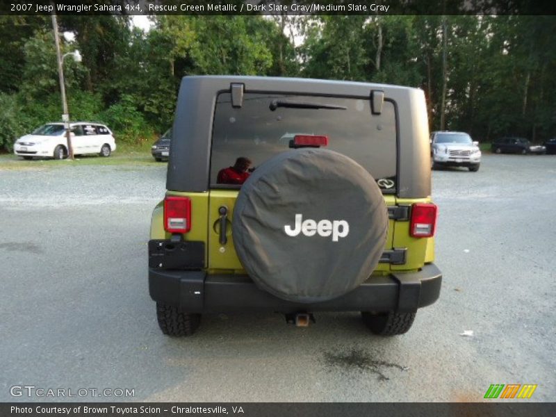 Rescue Green Metallic / Dark Slate Gray/Medium Slate Gray 2007 Jeep Wrangler Sahara 4x4