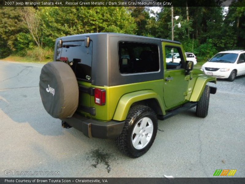 Rescue Green Metallic / Dark Slate Gray/Medium Slate Gray 2007 Jeep Wrangler Sahara 4x4