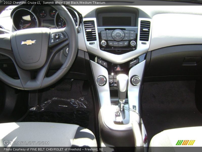 Summit White / Jet Black/Medium Titanium 2012 Chevrolet Cruze LS