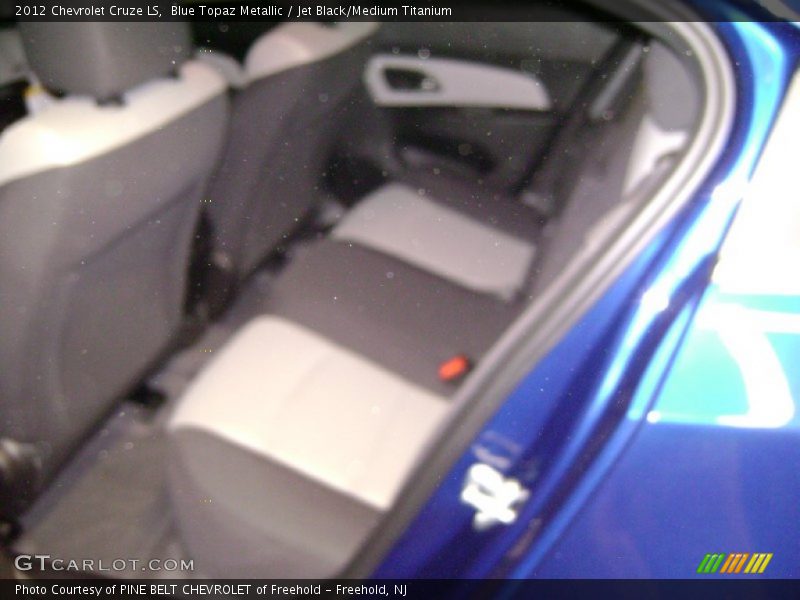 Blue Topaz Metallic / Jet Black/Medium Titanium 2012 Chevrolet Cruze LS