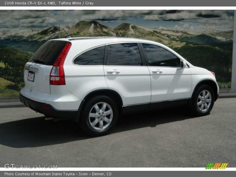Taffeta White / Gray 2008 Honda CR-V EX-L 4WD