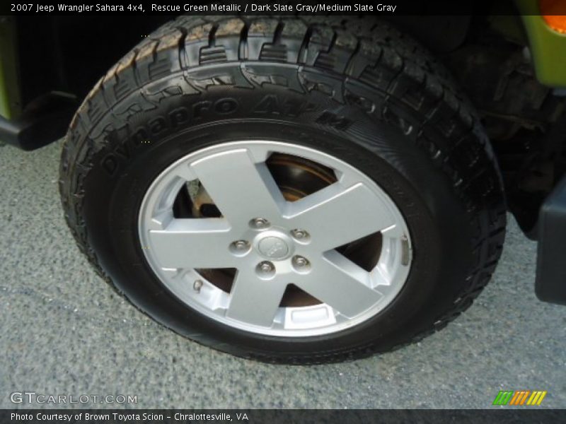 Rescue Green Metallic / Dark Slate Gray/Medium Slate Gray 2007 Jeep Wrangler Sahara 4x4