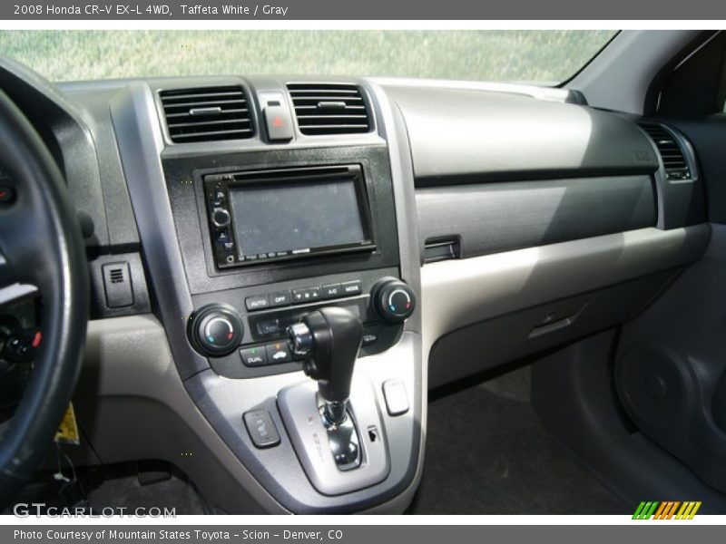 Taffeta White / Gray 2008 Honda CR-V EX-L 4WD