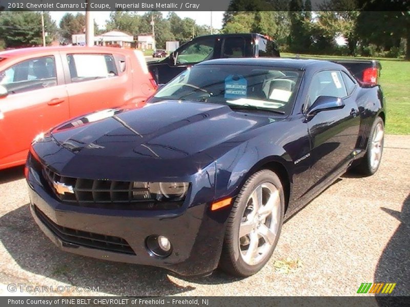 Imperial Blue Metallic / Gray 2012 Chevrolet Camaro LT Coupe