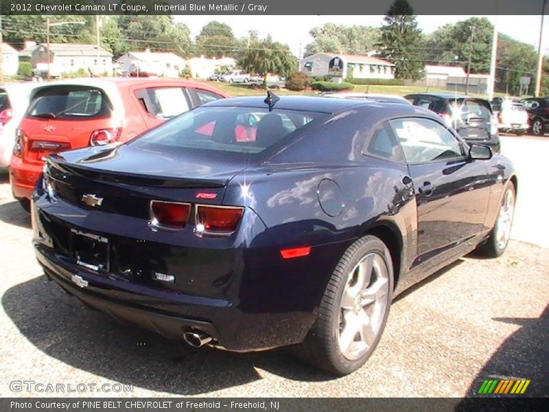 Imperial Blue Metallic / Gray 2012 Chevrolet Camaro LT Coupe