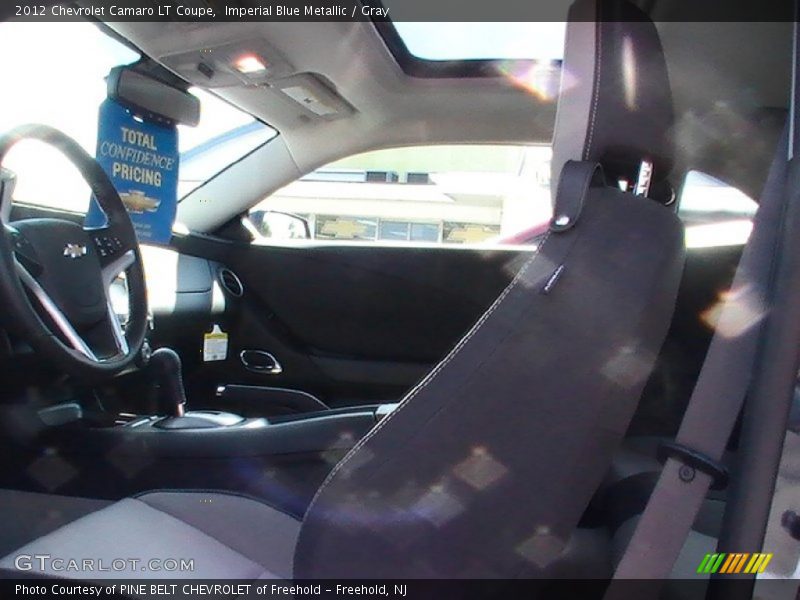 Imperial Blue Metallic / Gray 2012 Chevrolet Camaro LT Coupe