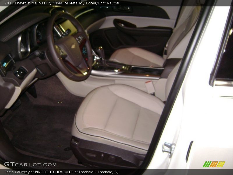 Silver Ice Metallic / Cocoa/Light Neutral 2013 Chevrolet Malibu LTZ