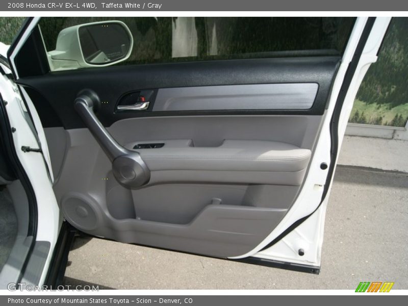 Taffeta White / Gray 2008 Honda CR-V EX-L 4WD