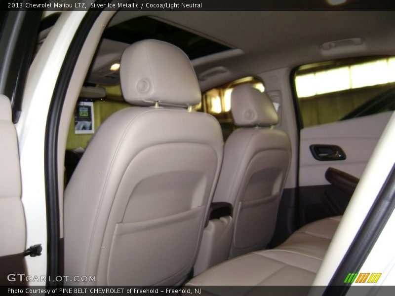 Silver Ice Metallic / Cocoa/Light Neutral 2013 Chevrolet Malibu LTZ
