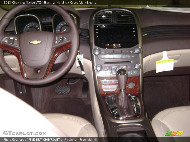 Silver Ice Metallic / Cocoa/Light Neutral 2013 Chevrolet Malibu LTZ