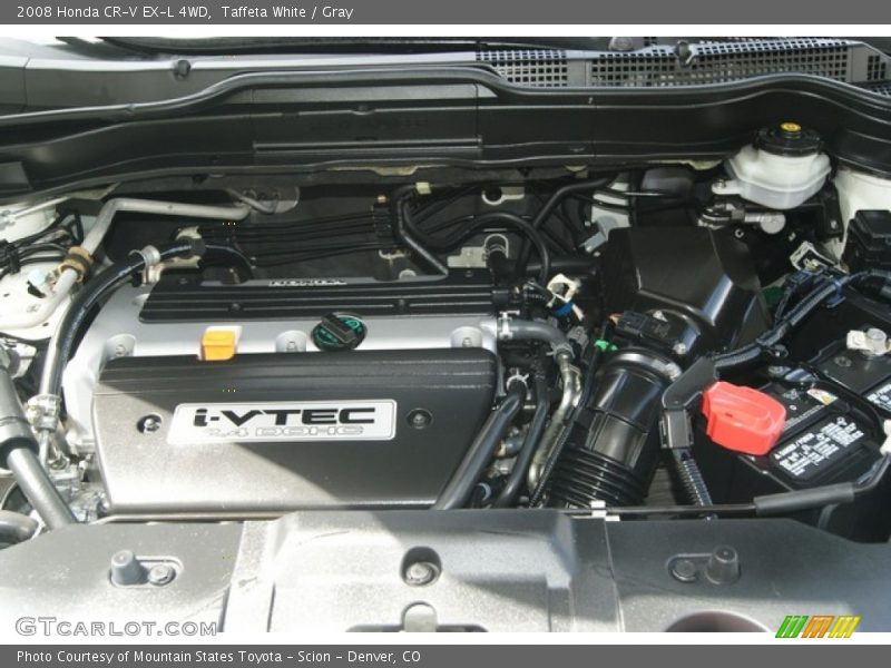 Taffeta White / Gray 2008 Honda CR-V EX-L 4WD