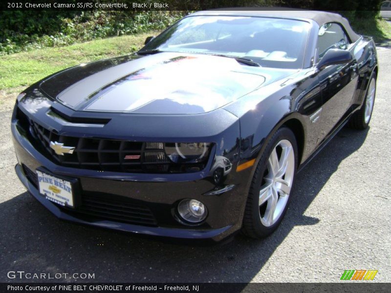 Black / Black 2012 Chevrolet Camaro SS/RS Convertible