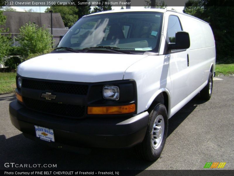 Summit White / Medium Pewter 2012 Chevrolet Express 3500 Cargo Van
