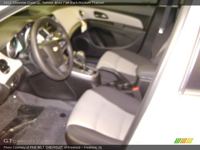 Summit White / Jet Black/Medium Titanium 2012 Chevrolet Cruze LS