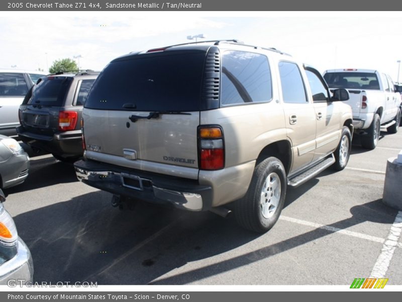 Sandstone Metallic / Tan/Neutral 2005 Chevrolet Tahoe Z71 4x4
