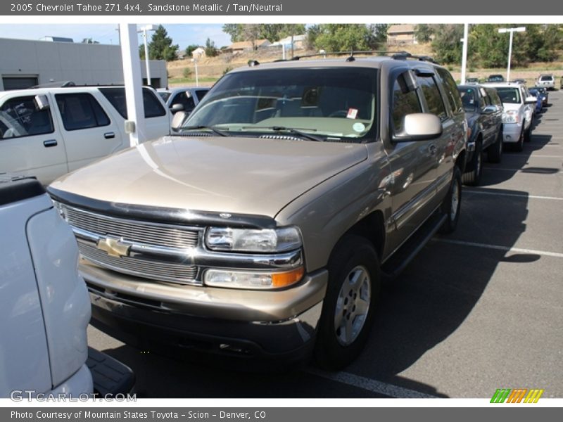 Sandstone Metallic / Tan/Neutral 2005 Chevrolet Tahoe Z71 4x4