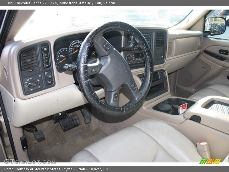 Sandstone Metallic / Tan/Neutral 2005 Chevrolet Tahoe Z71 4x4