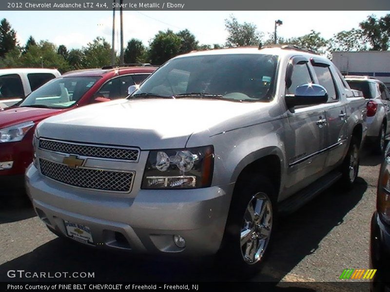 Silver Ice Metallic / Ebony 2012 Chevrolet Avalanche LTZ 4x4
