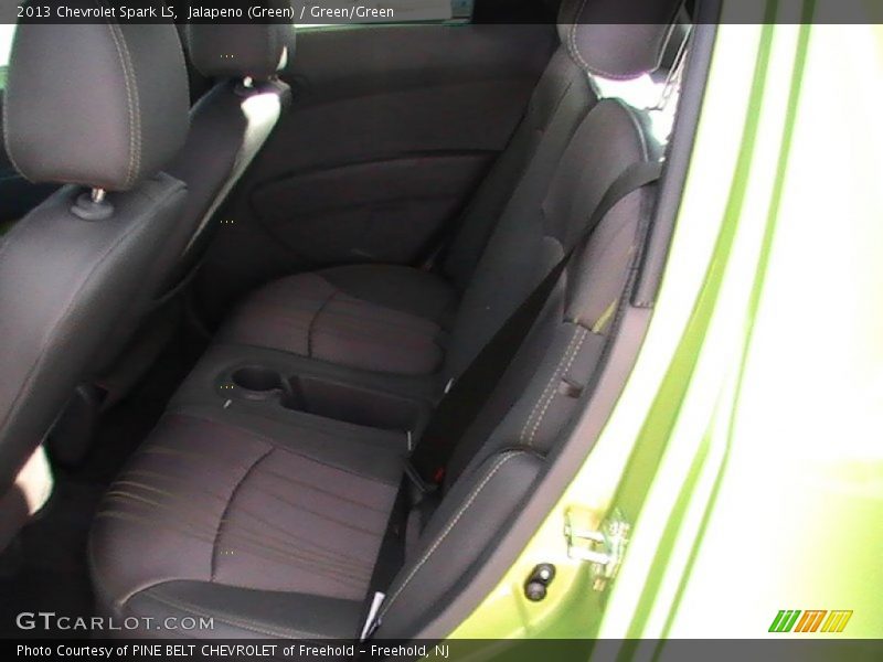 Jalapeno (Green) / Green/Green 2013 Chevrolet Spark LS