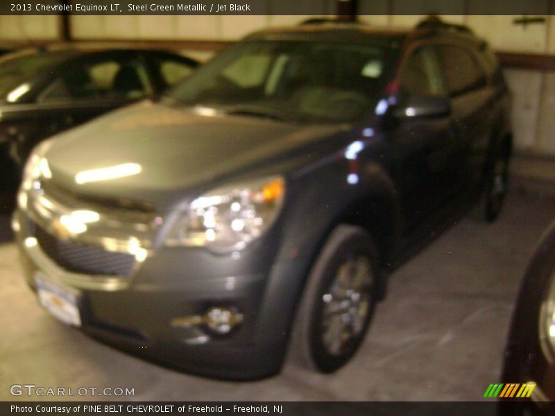 Steel Green Metallic / Jet Black 2013 Chevrolet Equinox LT