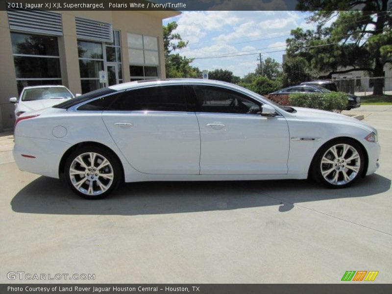 Polaris White / Ivory/Truffle 2011 Jaguar XJ XJL Supercharged