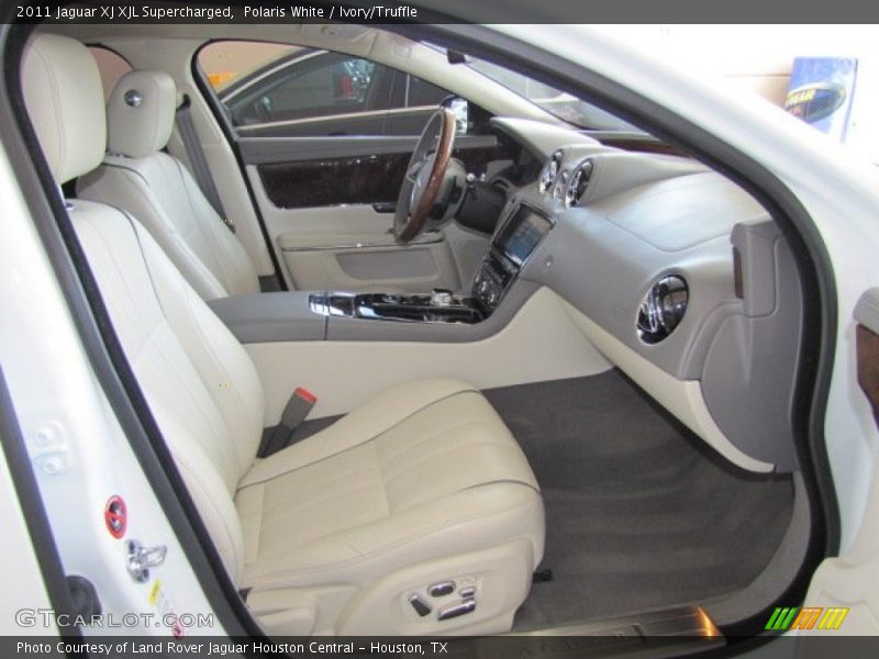 Polaris White / Ivory/Truffle 2011 Jaguar XJ XJL Supercharged