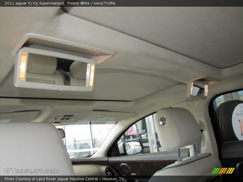 Polaris White / Ivory/Truffle 2011 Jaguar XJ XJL Supercharged