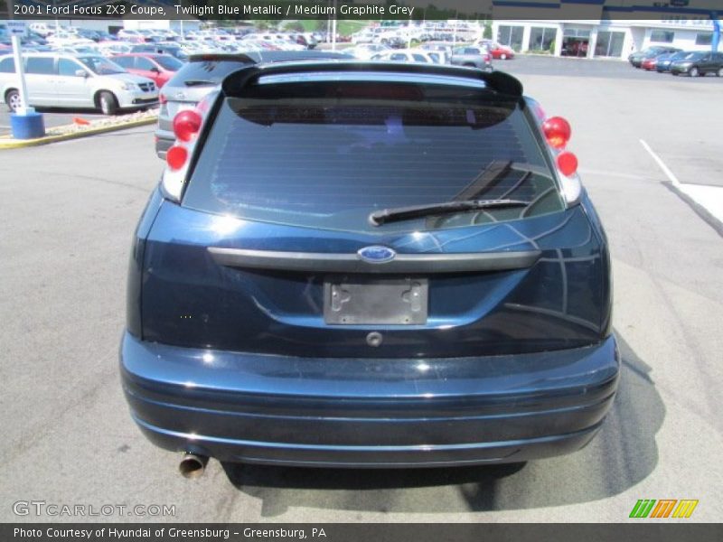 Twilight Blue Metallic / Medium Graphite Grey 2001 Ford Focus ZX3 Coupe