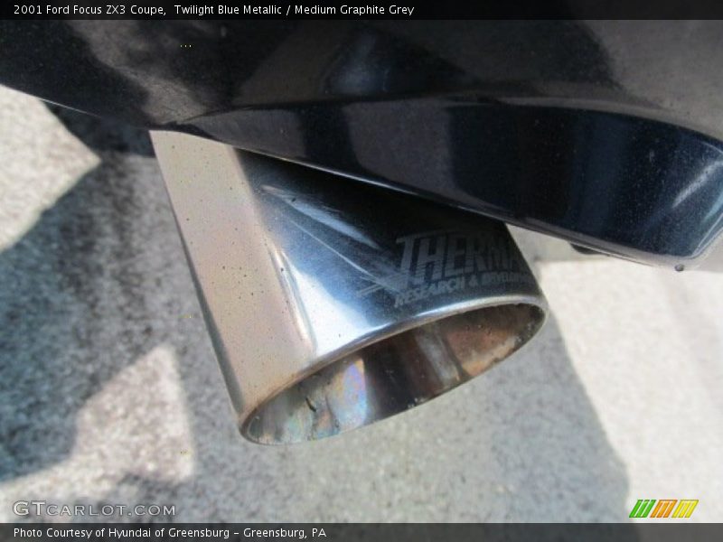 Twilight Blue Metallic / Medium Graphite Grey 2001 Ford Focus ZX3 Coupe