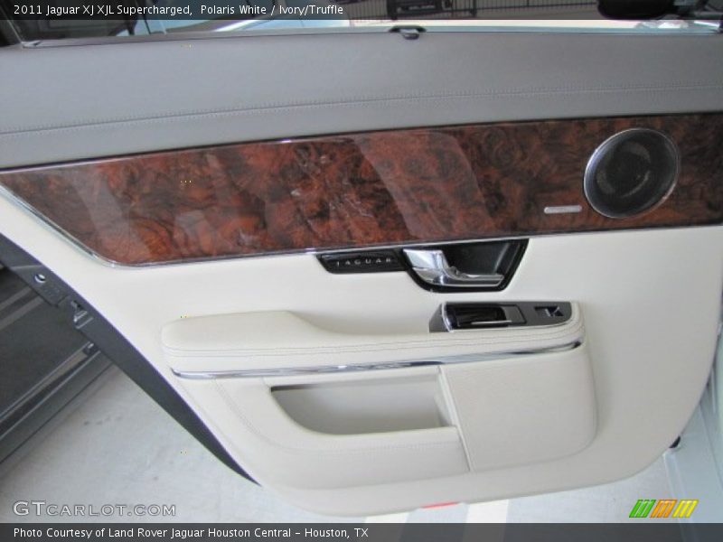 Polaris White / Ivory/Truffle 2011 Jaguar XJ XJL Supercharged
