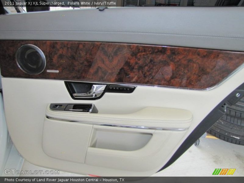 Polaris White / Ivory/Truffle 2011 Jaguar XJ XJL Supercharged