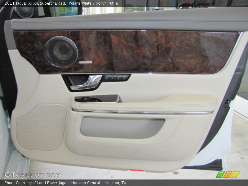 Polaris White / Ivory/Truffle 2011 Jaguar XJ XJL Supercharged