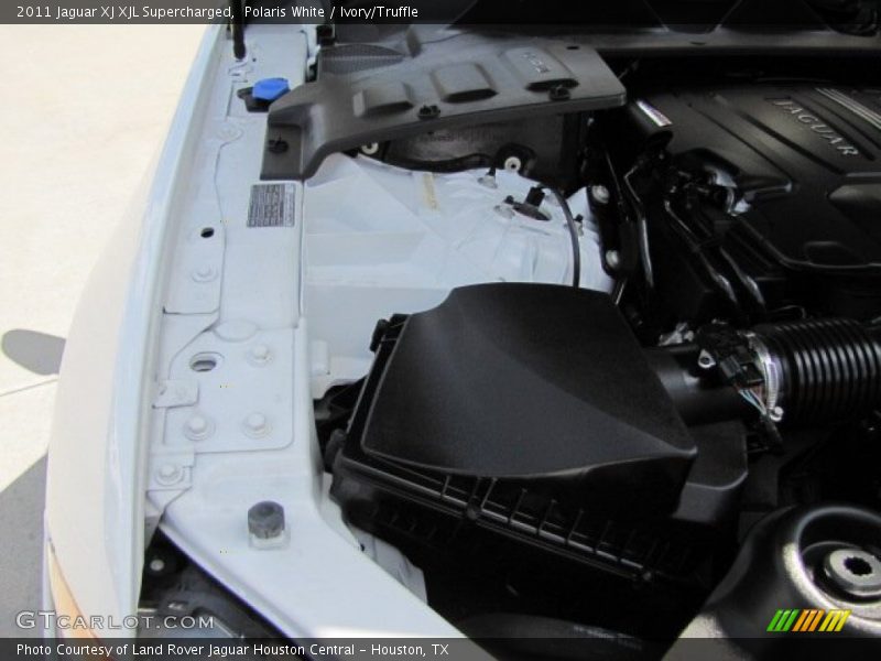 Polaris White / Ivory/Truffle 2011 Jaguar XJ XJL Supercharged