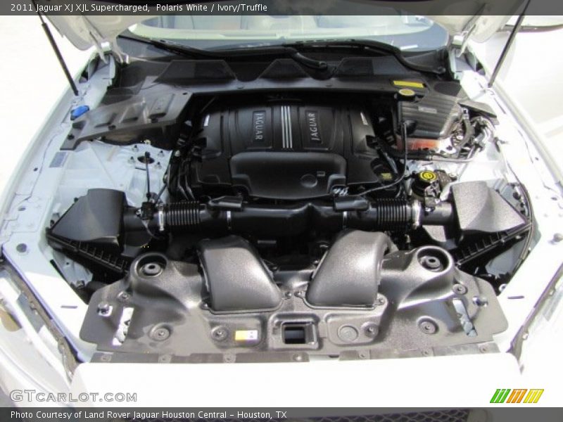 Polaris White / Ivory/Truffle 2011 Jaguar XJ XJL Supercharged