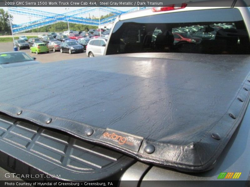 Steel Gray Metallic / Dark Titanium 2009 GMC Sierra 1500 Work Truck Crew Cab 4x4