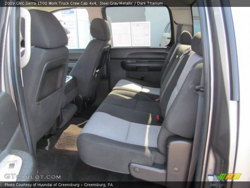 Steel Gray Metallic / Dark Titanium 2009 GMC Sierra 1500 Work Truck Crew Cab 4x4