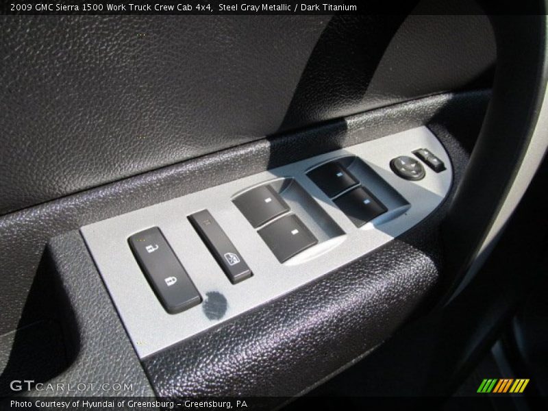 Steel Gray Metallic / Dark Titanium 2009 GMC Sierra 1500 Work Truck Crew Cab 4x4