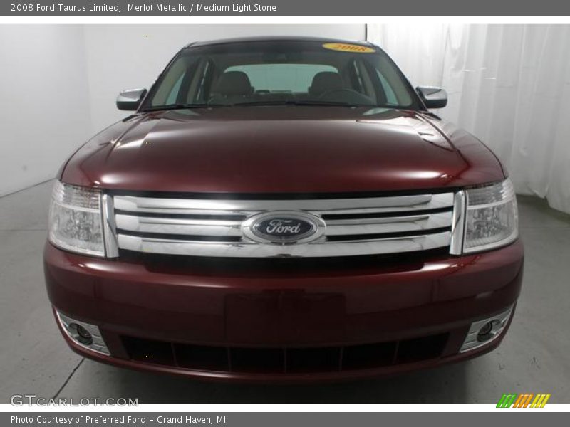 Merlot Metallic / Medium Light Stone 2008 Ford Taurus Limited