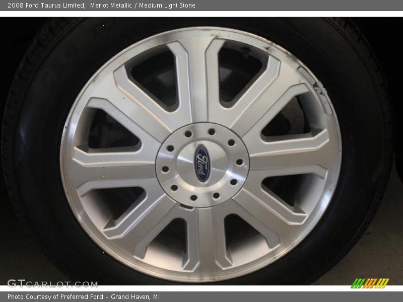 Merlot Metallic / Medium Light Stone 2008 Ford Taurus Limited