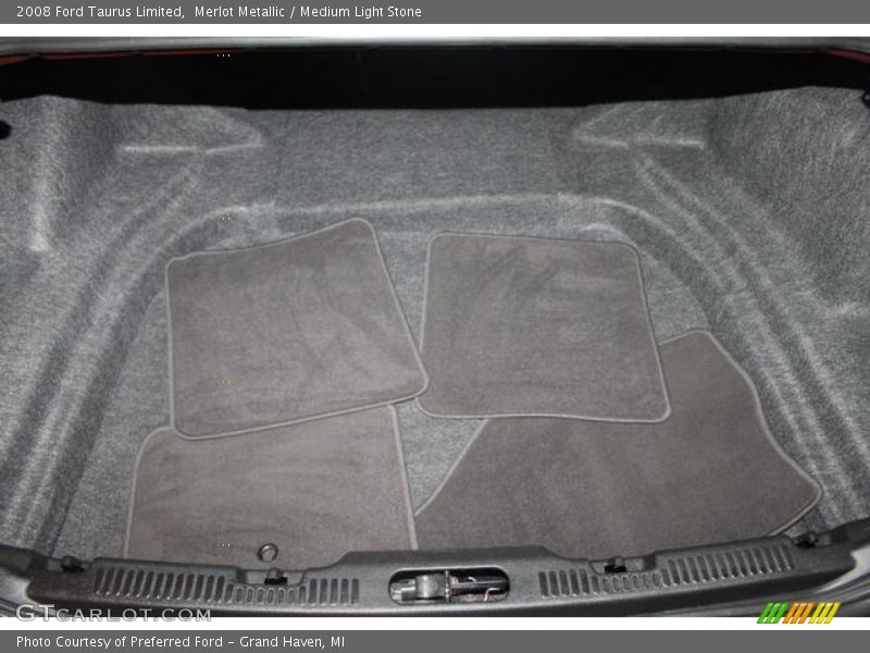 Merlot Metallic / Medium Light Stone 2008 Ford Taurus Limited