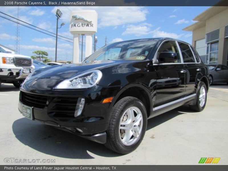 Black / Havanna/Sand Beige 2008 Porsche Cayenne S