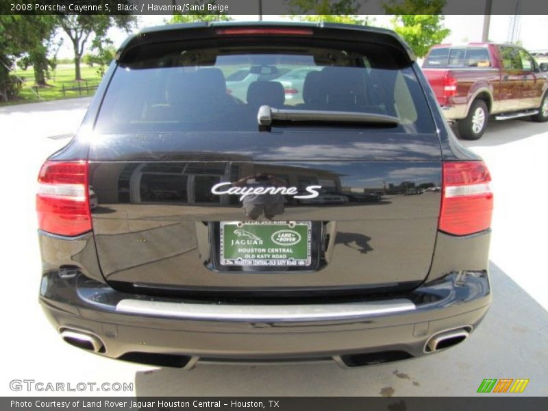 Black / Havanna/Sand Beige 2008 Porsche Cayenne S
