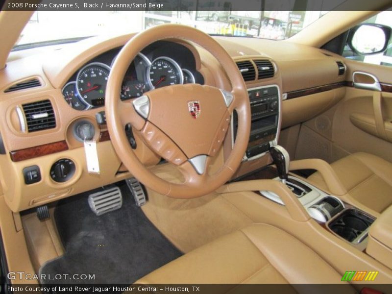Black / Havanna/Sand Beige 2008 Porsche Cayenne S