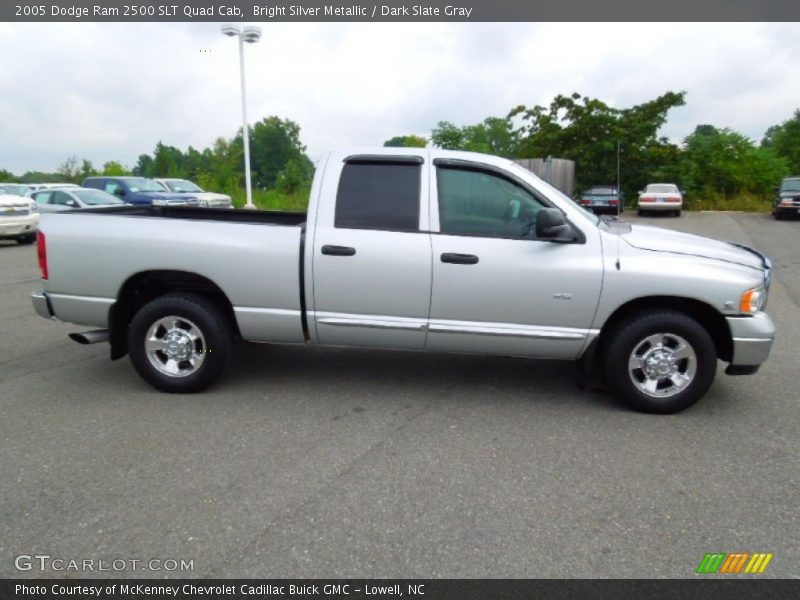 Bright Silver Metallic / Dark Slate Gray 2005 Dodge Ram 2500 SLT Quad Cab