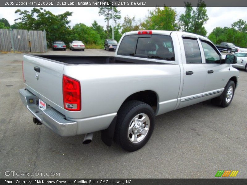 Bright Silver Metallic / Dark Slate Gray 2005 Dodge Ram 2500 SLT Quad Cab