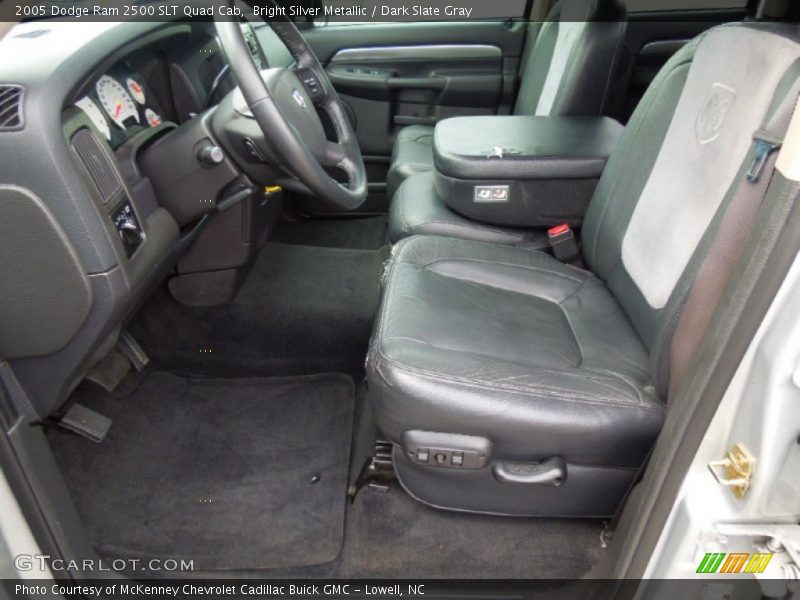 Bright Silver Metallic / Dark Slate Gray 2005 Dodge Ram 2500 SLT Quad Cab
