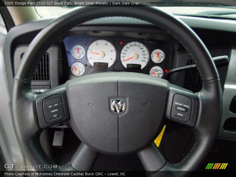Bright Silver Metallic / Dark Slate Gray 2005 Dodge Ram 2500 SLT Quad Cab