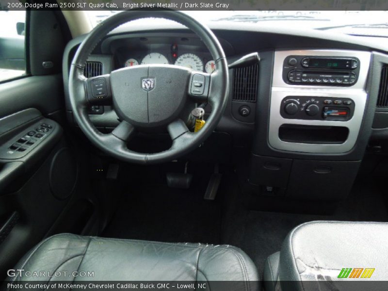 Bright Silver Metallic / Dark Slate Gray 2005 Dodge Ram 2500 SLT Quad Cab